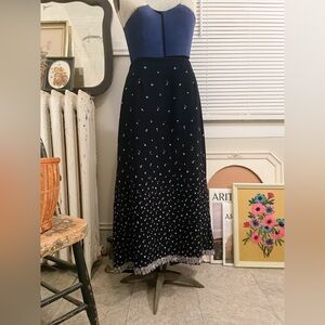 Vintage Floral Maxi Skirt